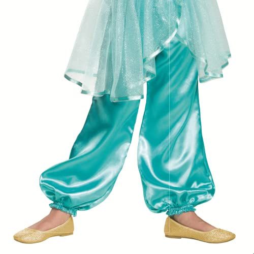 Disney Princess Jasmine Girls' Teal Costume, M (7-8)