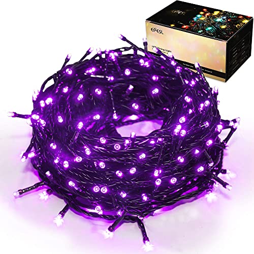 Christmas String Lights Purple - 25m/82ft 220 LEDs 8 Modes Function End-to-End Extendable Plug in Waterproof Inside/Outside Fairy Xmas Tree Lights for Halloween/Patio/Home/Indoor/Outdoor Decorations