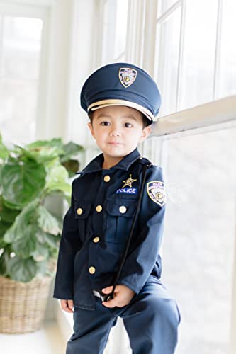 Deluxe Police Dress Up Costume Set - Small 4-6