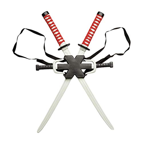 Deadpool Weapon Set for Men in Black/Red