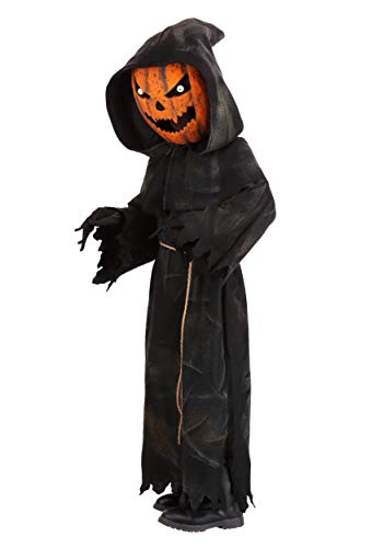 Fun World Bobble Head Pumpkin Costume, Medium 8-10, Multicolor