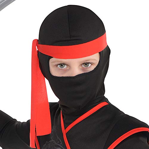 AMSCAN Shadow Ninja Halloween Costume for Boys, Medium, with Included Accessories , Black