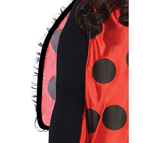 Amscan Darling Ladybug Halloween Costume for Women, Plus Size, Headband, Wings Included (Leg Warmers Not Included)