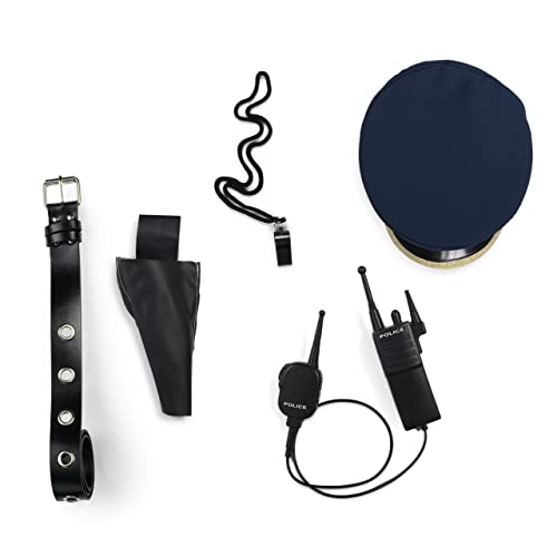 Deluxe Police Dress Up Costume Set - Small 4-6