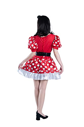 Disney womens Disguise Red Minnie Mouse Classic adult sized costumes, Medium (8-12), M 8-10 US