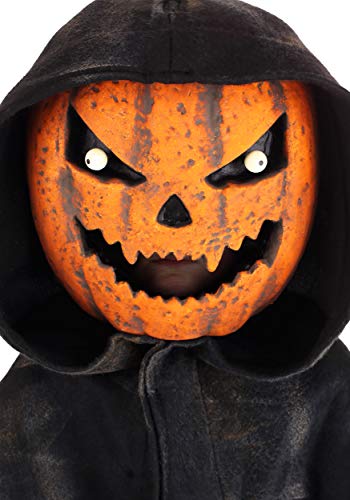 Fun World Bobble Head Pumpkin Costume, Medium 8-10, Multicolor