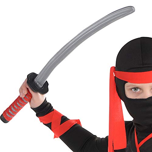AMSCAN Shadow Ninja Halloween Costume for Boys, Medium, with Included Accessories , Black