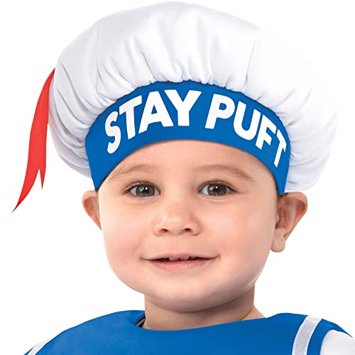 amscan Marshmallow Man Padded Baby Costume - One Size - 6 To 12 Months Old - White - 1 Set
