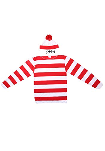 elope Where's Waldo Costume Medium/Large
