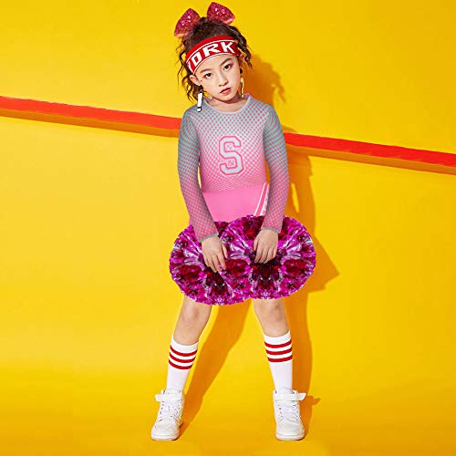 Zombies Girls Cheerleader Costumes Toddler Cheerleading Dress Kids Cosplay Dress up for Party