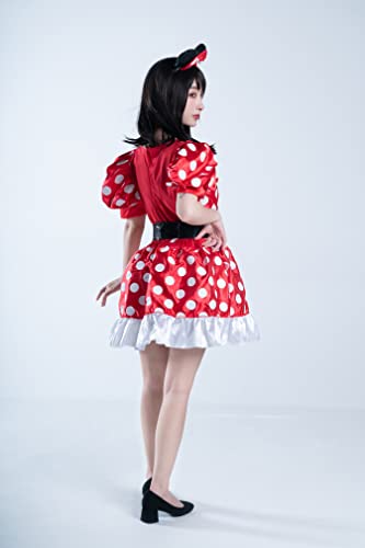 Disney womens Disguise Red Minnie Mouse Classic adult sized costumes, Medium (8-12), M 8-10 US