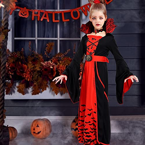 Halloween Vampire Costume for Girls – Kids Queen Skirt