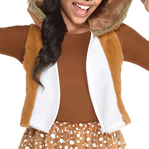 amscan Girls Oh Deer Halloween Costume Kit - Medium, Brown - 1 Set
