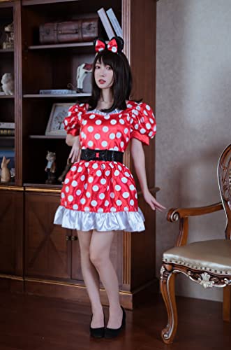 Disney womens Disguise Red Minnie Mouse Classic adult sized costumes, Medium (8-12), M 8-10 US