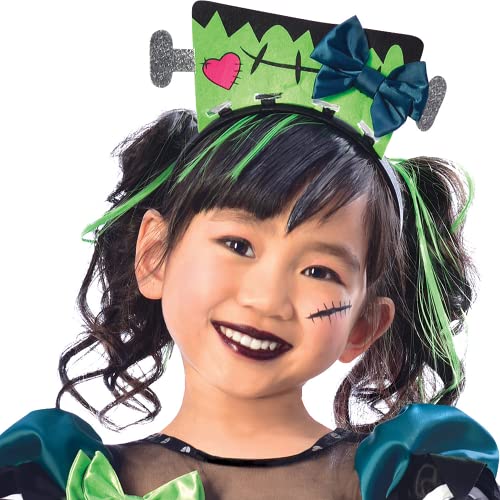 amscan Monster Miss Halloween Costume Kit - Toddler 3-4, Multicolor - 1 Set