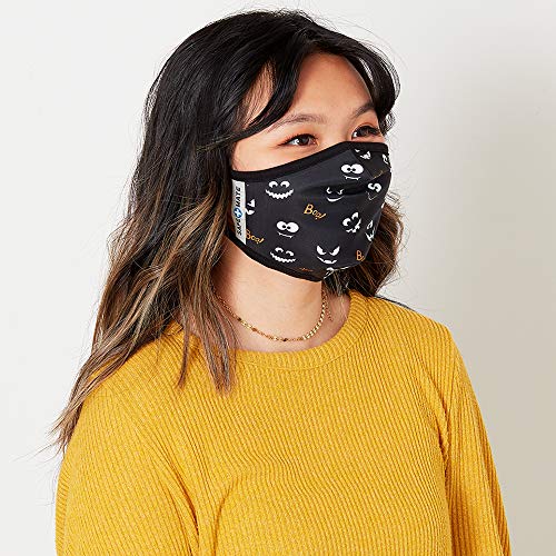 Case-Mate Safe+Mate x Cloth Face Mask - Washable & Reusable - Adult S/M - Cotton - Includes Filter - 3 Pack - Halloween