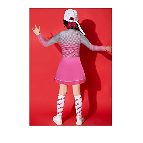 Zombies Girls Cheerleader Costumes Toddler Cheerleading Dress Kids Cosplay Dress up for Party