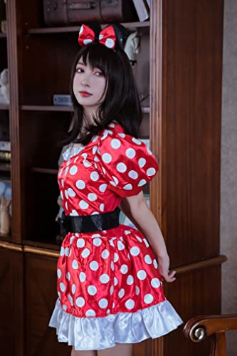 Disney womens Disguise Red Minnie Mouse Classic adult sized costumes, Medium (8-12), M 8-10 US