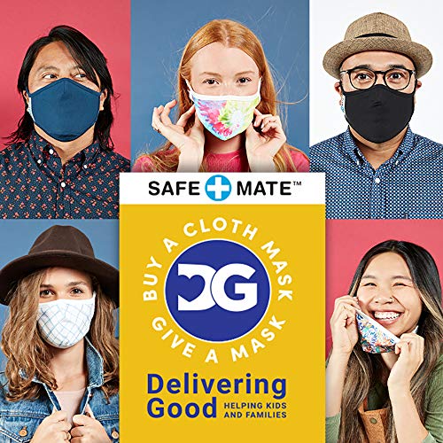 Case-Mate Safe+Mate x Cloth Face Mask - Washable & Reusable - Adult S/M - Cotton - Includes Filter - 3 Pack - Halloween