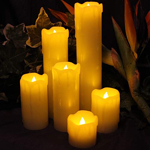 Spooky Timer Candles Set, Dripping Wax Effect
