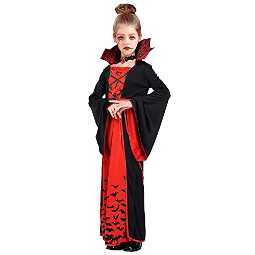 Halloween Vampire Costume for Girls – Kids Queen Skirt