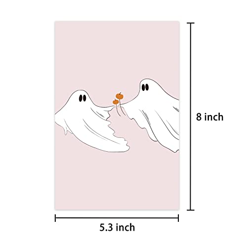 Cute Halloween Card, Funny Halloween Anniversary Card, Humorous Ghost Card, Halloween Love Card for Wife Her Him...