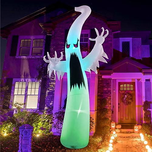 12 FT Halloween Inflatables Ghost Yard Decor