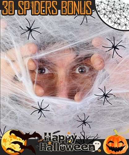 Spider Webs Halloween Decorations - 1200 sqft