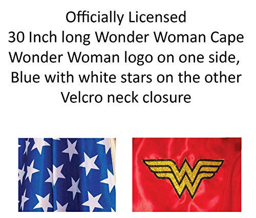 Wonder Woman Deluxe Cape | 30-inch | Holiday