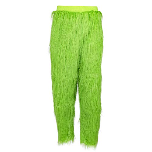 Green Furry Pants - Holiday Cosplay Costume Accessory