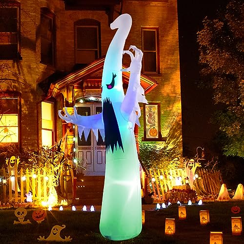 12 FT Halloween Inflatables Ghost Yard Decor