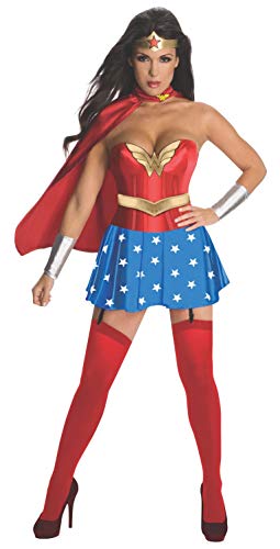 Wonder Woman Corset Costume - Red, Small