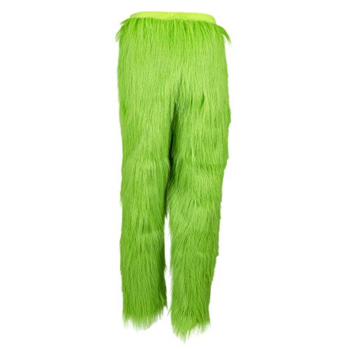 Green Furry Pants - Holiday Cosplay Costume Accessory