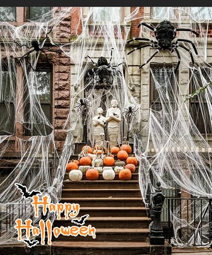 Spider Webs Halloween Decorations - 1200 sqft