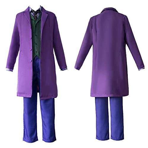 Adult Joker Suit Clown Cosplay Costume - X-large