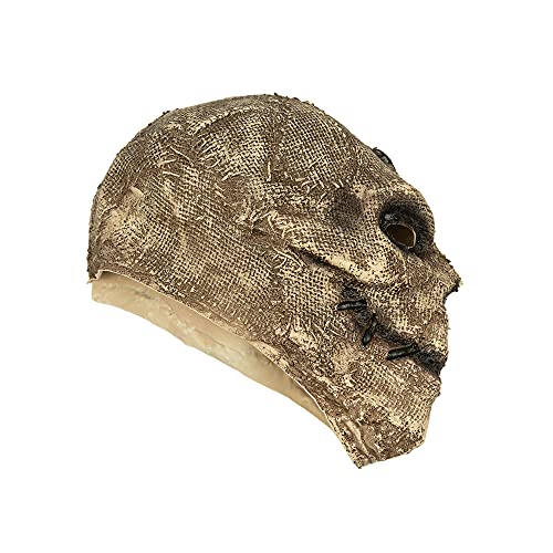 GOODKSSOP Unisex Retro Old Scary Skull Halloween Mask Cosplay Horrible Head Full Face Latex Helmet Creepy Costume Prop for Carnival Themed Party