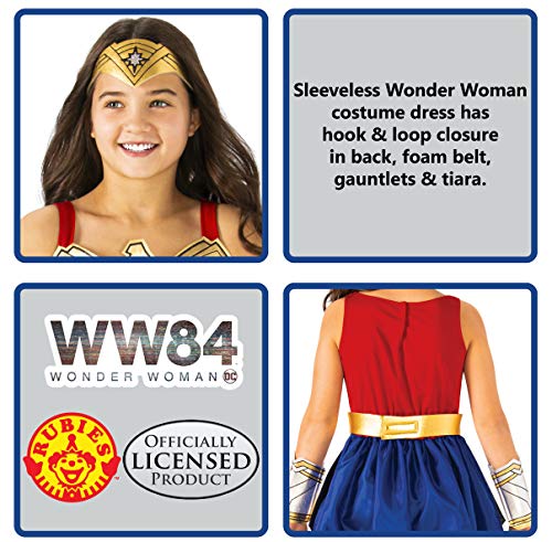 Wonder Woman Costume with Gauntlets and Tiara