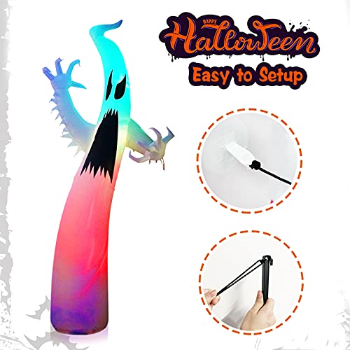 12 Ft Terrible Ghost Halloween Inflatable Decoration