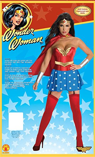Wonder Woman Corset Costume - Red, Small