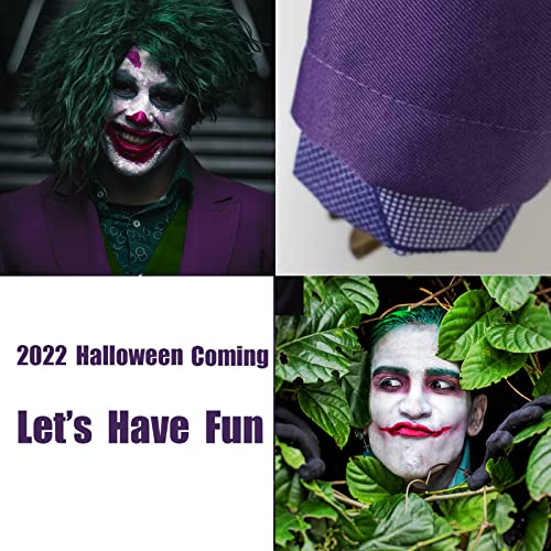 Adult Joker Suit Clown Cosplay Costume - X-large