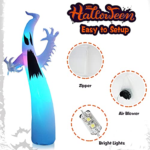 12 Ft Terrible Ghost Halloween Inflatable Decoration