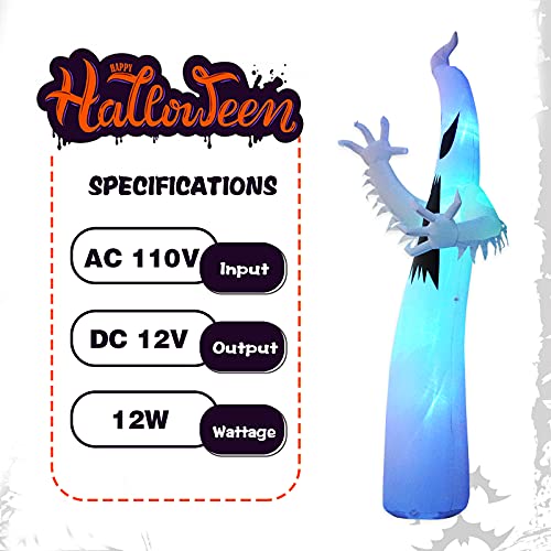 12 Ft Terrible Ghost Halloween Inflatable Decoration