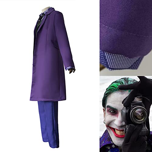 Adult Joker Suit Clown Cosplay Costume - X-large