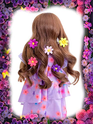 sweet dolly 18 Inch Doll Clothes Mirabel Isabella Costume Accesories Magic Costume Flowers Princess Dresses for 18" Doll