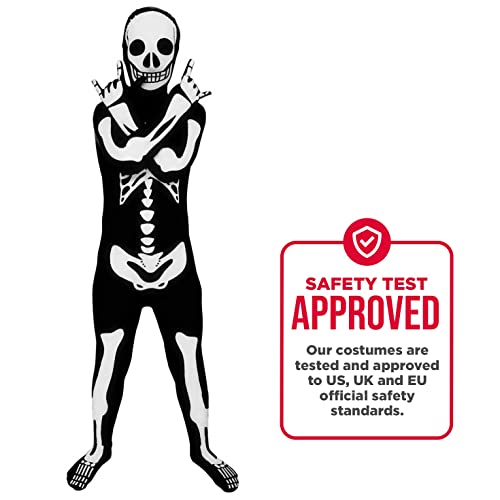 Morphsuits Skeleton Costume for Kids, Kids Skeleton Costume, Boys Skeleton Costume, Stick Figure Costume for Boys, Glow in the Dark Skeleton Costume Kids, Girls Skeleton Costume M