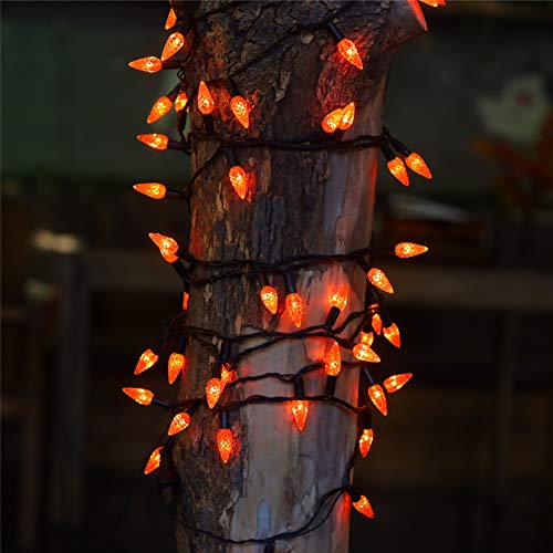 Twinkle Star, 10 Inches Indoor Outdoor, LED String Light for Black Wire Light 8 Lighting Modes for Patio Xmas Tree