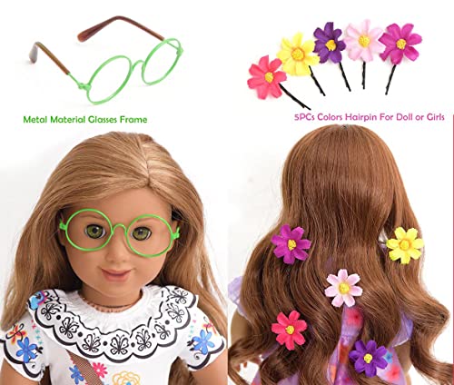 sweet dolly 18 Inch Doll Clothes Mirabel Isabella Costume Accesories Magic Costume Flowers Princess Dresses for 18" Doll