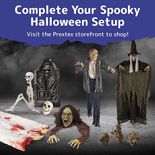PREXTEX Halloween Hanging Zombie and Groundbreaker Decoration for The Best Halloween Decorations Zombie Outdoor Prop with Flowing Robe