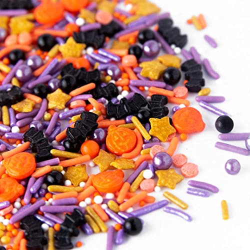 Sweets Indeed - Holiday Sprinkle Mix - Christmas Sprinkles for Baking - Holiday Cupcake and Cake Topper - Gingerbread Houses - Cake Decorating (Fall)