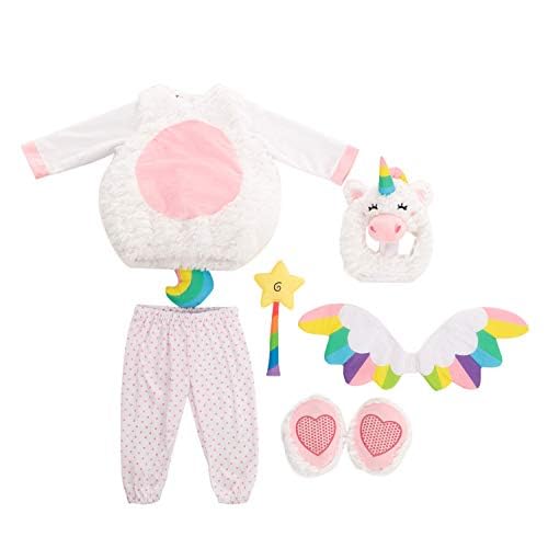 Spooktacular Creations Cute Lil’ Baby Unicorn Costume with Wings and Star Wand for Halloween Dress Up Party, Cosplay Party (12-18 Mos)